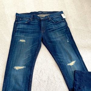 Men’s 7 for all mankind denim distressed jeans